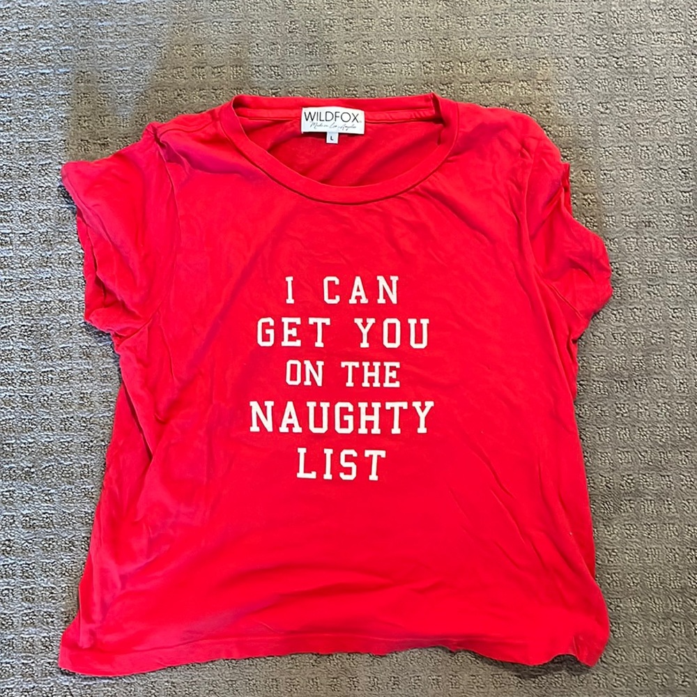 Wildfox // Holiday List Tee
